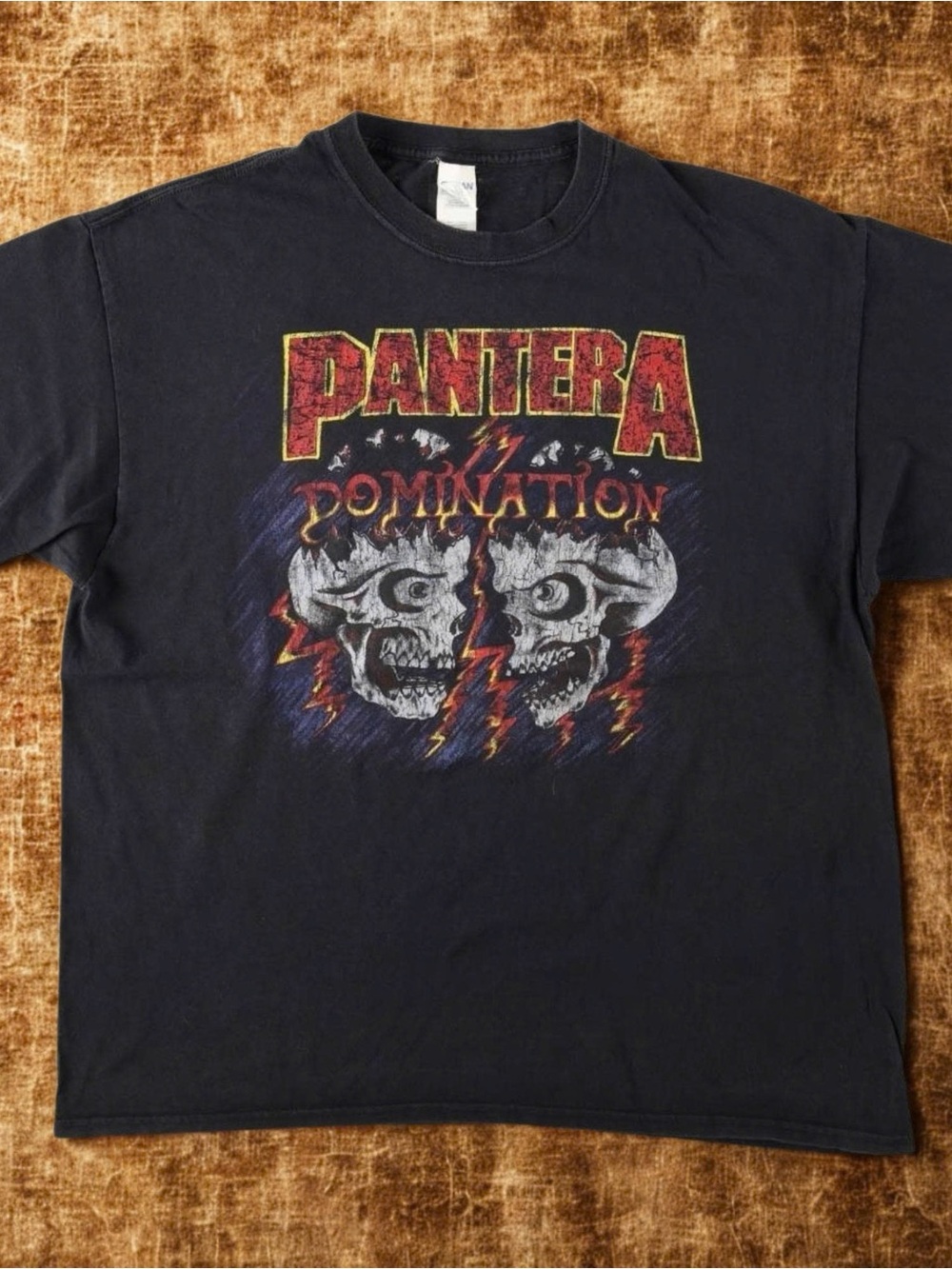 Pantera Domination Heavy Metal Band Graphic Tee Vintage Rock T-shirt